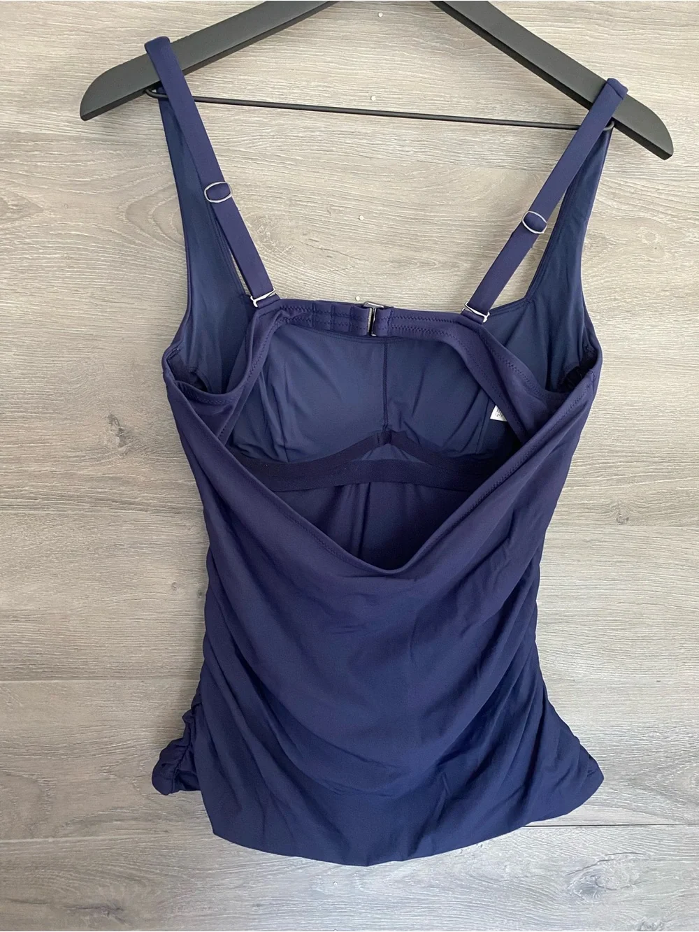 Athleta Square Neck Bra Cup Tankini Swim Top
